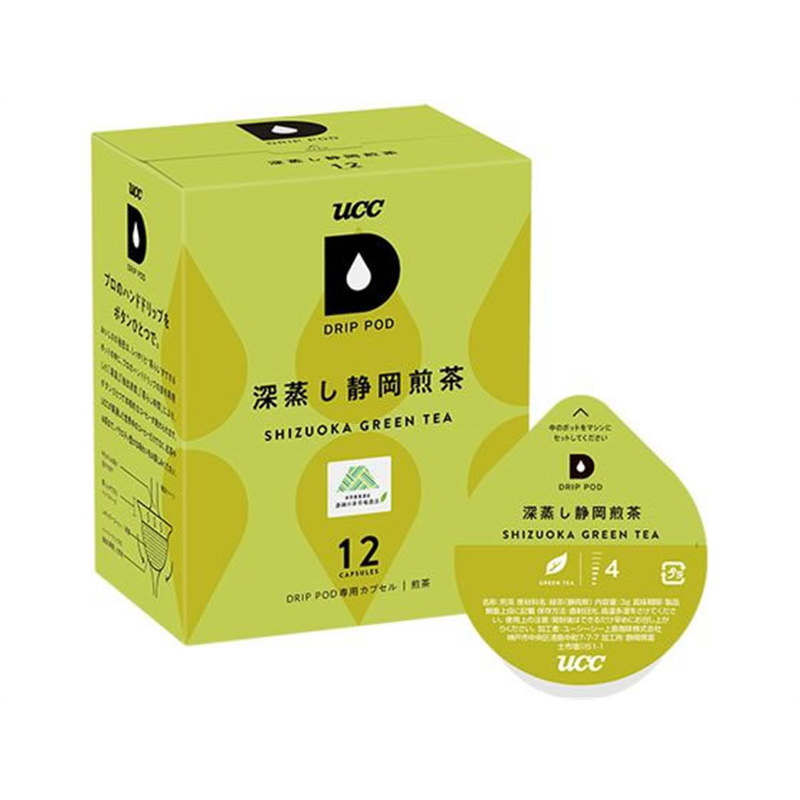 UCC DRIPPOD 専用カプセル 深蒸し静岡煎茶 1箱※軽（ご注文単位1箱)【直送品】