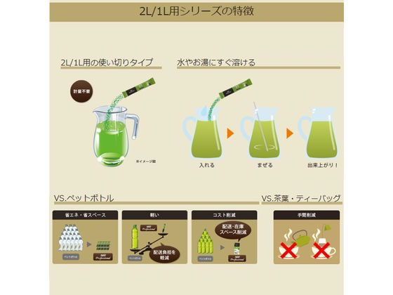 AGF AGFプロフェッショナル 玉露入り緑茶 2L用 1箱※軽(ご注文単位1箱)【直送品】