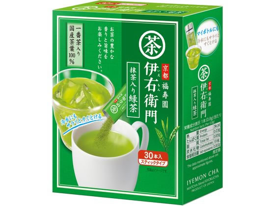 宇治の露製茶 伊右衛門 抹茶入りインスタント緑茶スティック 1箱※軽（ご注文単位1箱)【直送品】