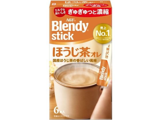 AGF ブレンディ スティック ほうじ茶オレ 6本 1箱※軽（ご注文単位1箱)【直送品】