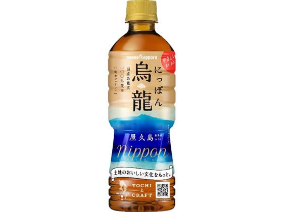 ポッカサッポロ にっぽん烏龍 525ml 1本※軽（ご注文単位1本)【直送品】