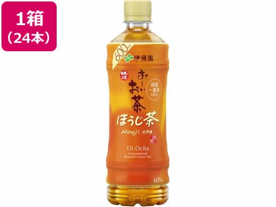 伊藤園 お~いお茶 ほうじ茶 600ml×24本 1箱※軽(ご注文単位1箱)【直送品】