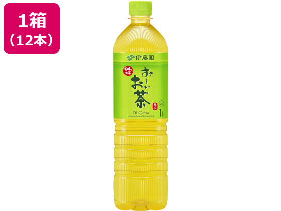 伊藤園 お～いお茶 緑茶 1L×12本 1箱※軽（ご注文単位1箱)【直送品】