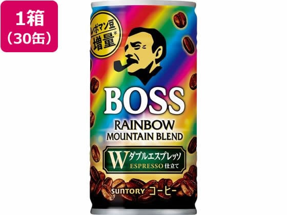 サントリー BOSS(ボス) レインボーマウンテンブレンド 185g 30缶 1箱※軽（ご注文単位1箱)【直送品】