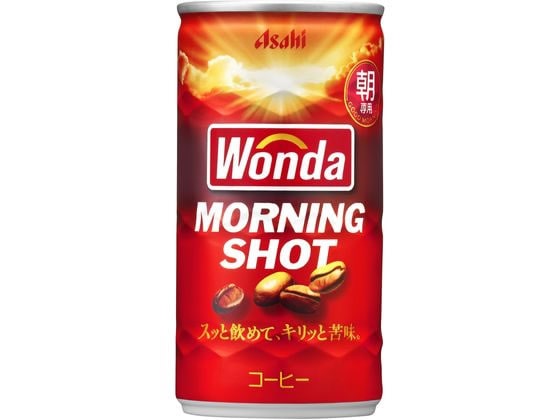 アサヒ飲料 ワンダ・モーニングショット缶 185g 1缶※軽（ご注文単位1缶)【直送品】