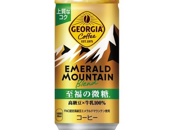 コカ・コーラ ジョージア エメラルドマウンテン 至福の微糖 185g 1缶※軽（ご注文単位1缶)【直送品】