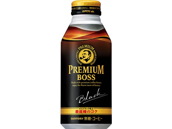 サントリー プレミアムボス ブラック 390g 1本※軽（ご注文単位1本)【直送品】