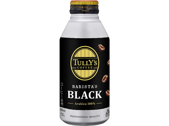 伊藤園 TULLY’S COFFEE バリスタズ ブラック 390ml 1本※軽（ご注文単位1本)【直送品】