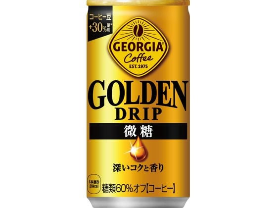 コカ・コーラ ジョージア ゴールデンドリップ 微糖 185g 53513 1缶※軽（ご注文単位1缶)【直送品】