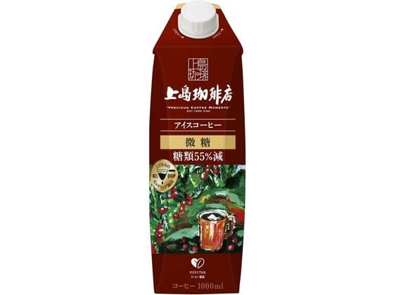 UCC 上島珈琲店 アイスコーヒー 微糖 1000ml 1本※軽(ご注文単位1本)【直送品】
