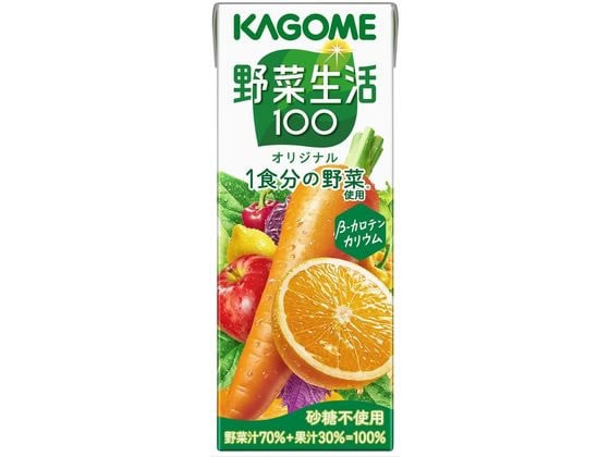 カゴメ 野菜生活100 オリジナル 200ml 1個※軽（ご注文単位1個)【直送品】