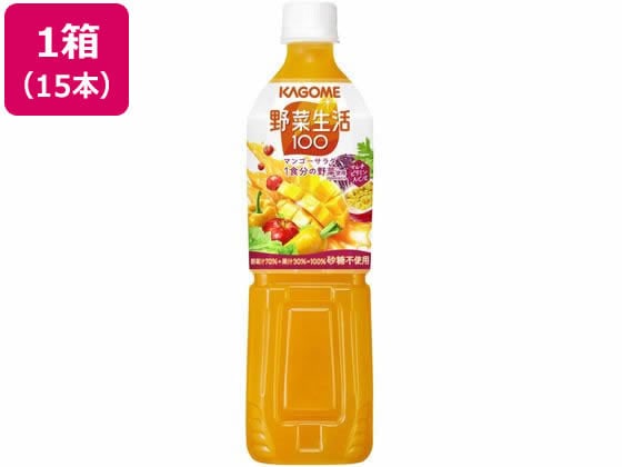 カゴメ 野菜生活100 マンゴーサラダスマート 720ml×15本 1箱※軽（ご注文単位1箱)【直送品】
