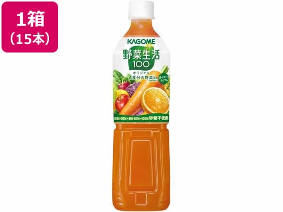 カゴメ 野菜生活100 オリジナル スマート 720ml×15本 1箱※軽（ご注文単位1箱)【直送品】