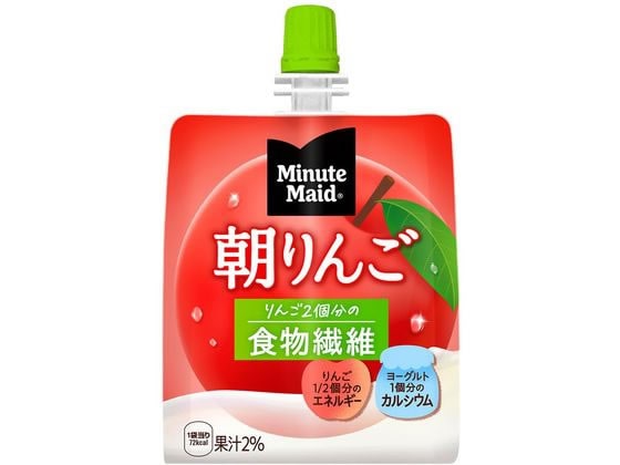 コカ・コーラ ミニッツメイド 朝リンゴ 180g 1個※軽(ご注文単位1個)【直送品】