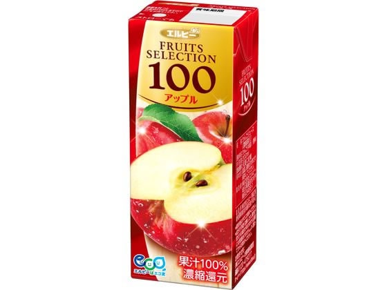 エルビー フルーツセレクション アップル100% 200ml 1本※軽（ご注文単位1本)【直送品】
