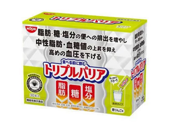 日清食品 トリプルバリア 青りんご味 30本入 1個※軽（ご注文単位1個)【直送品】