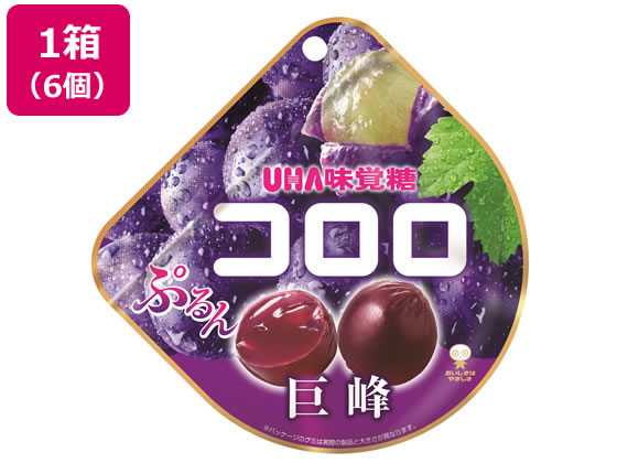 UHA味覚糖 コロロ グレープ 6個入 1箱※軽（ご注文単位1箱)【直送品】