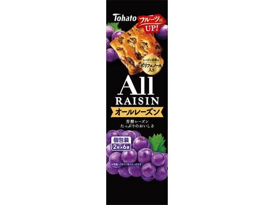 東ハト オールレーズン 12枚 1パック※軽(ご注文単位1パック)【直送品】