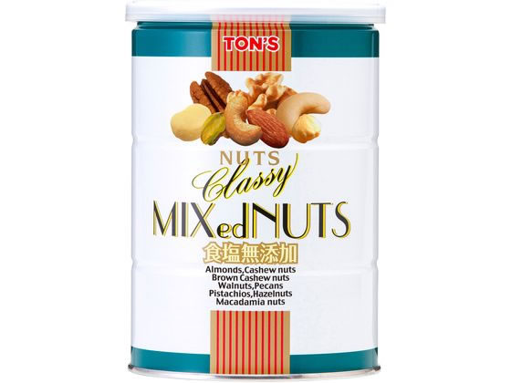 東洋ナッツ食品 食塩無添加クラッシーミックスナッツ 1缶※軽(ご注文単位1缶)【直送品】