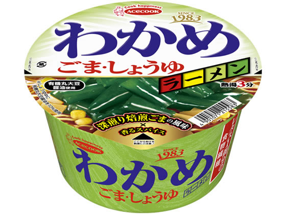 エースコック わかめラーメン ごま・しょうゆ 93g 1個※軽（ご注文単位1個)【直送品】