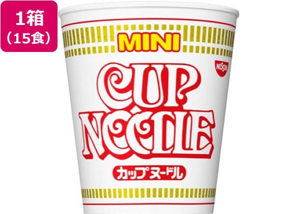 日清食品 カップヌードルミニ 15食 1箱※軽（ご注文単位1箱)【直送品】