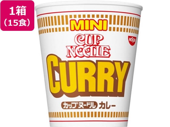 日清食品 カップヌードルミニ カレー 15食 1箱※軽（ご注文単位1箱)【直送品】