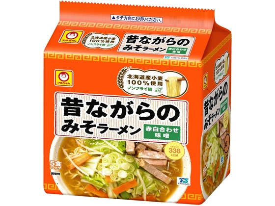 東洋水産 昔ながらのみそラーメン 5食パック 1袋※軽（ご注文単位1袋)【直送品】