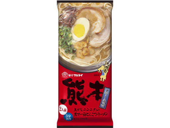 マルタイ 熊本黒マー油とんこつラーメン 186g 1袋※軽（ご注文単位1袋)【直送品】