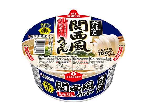 寿がきや カップだし名人関西風うどん 1個※軽（ご注文単位1個)【直送品】
