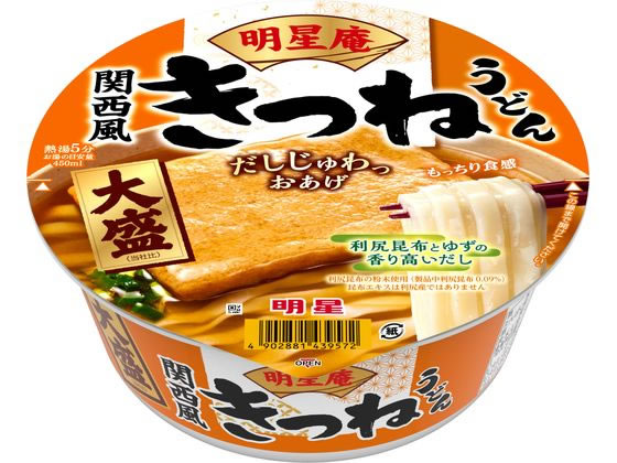 明星食品 明星庵きつねうどん大盛 105g 1個※軽（ご注文単位1個)【直送品】