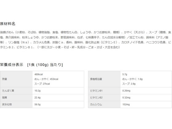 日清食品 どん兵衛 天ぷらそば〔東〕 12食 1箱※軽(ご注文単位1箱)【直送品】