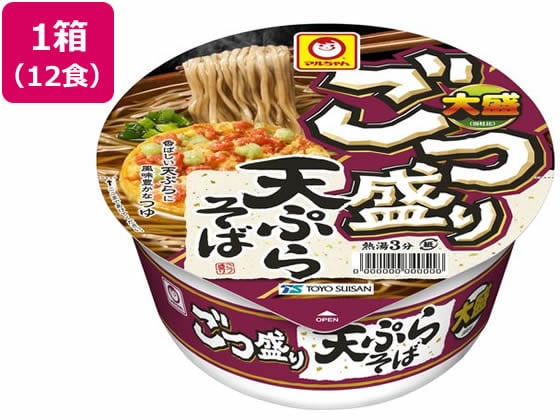 東洋水産 ごつ盛り 天ぷらそば 12個 1箱※軽（ご注文単位1箱)【直送品】