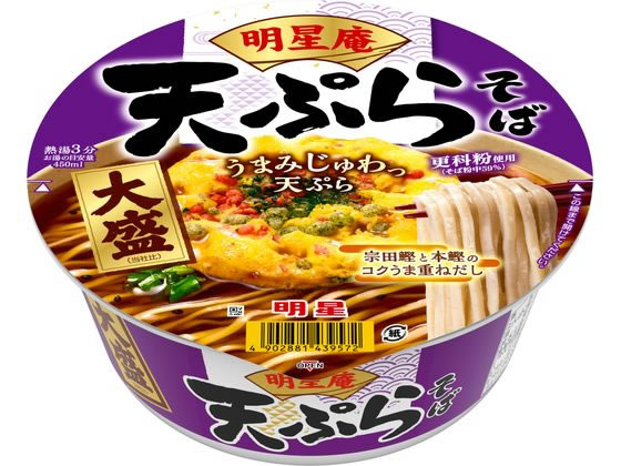 明星食品 明星庵天ぷらそば大盛 112g 1個※軽（ご注文単位1個)【直送品】