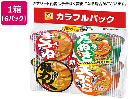 東洋水産 まめカラフルパック 4食入×6パック 1箱※軽(ご注文単位1箱)【直送品】