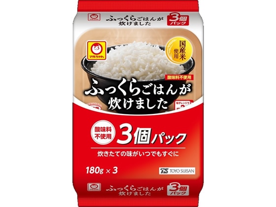 東洋水産 ふっくらご飯が炊けました180g 3食 1パック※軽（ご注文単位1パック)【直送品】