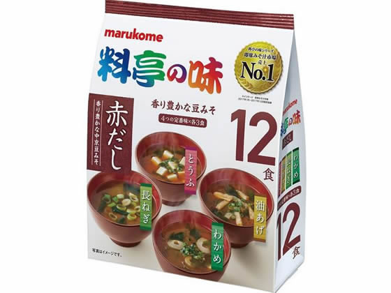 マルコメ 料亭の味 赤だし 12食 1袋※軽(ご注文単位1袋)【直送品】