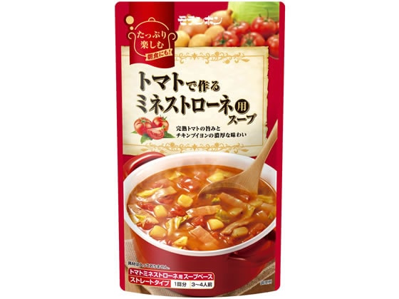 モランボン トマトで作るミネストローネ用スープ 750g 1袋※軽(ご注文単位1袋)【直送品】
