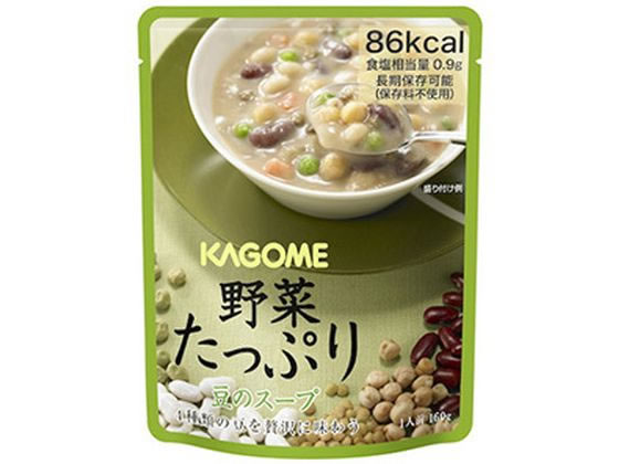 カゴメ 野菜たっぷり 豆のスープ 160g 1個※軽（ご注文単位1個)【直送品】
