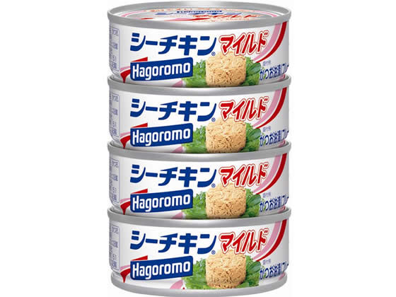 はごろもフーズ シーチキン マイルド 70g×4缶 0652 1パック※軽（ご注文単位1パック)【直送品】