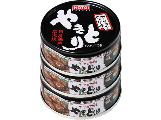 ホテイ やきとり ガーリックペッパー味 75g×3缶シュリンク 1パック※軽（ご注文単位1パック)【直送品】