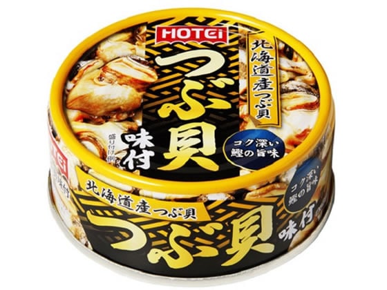 ホテイ つぶ貝味付 90g 1缶※軽(ご注文単位1缶)【直送品】