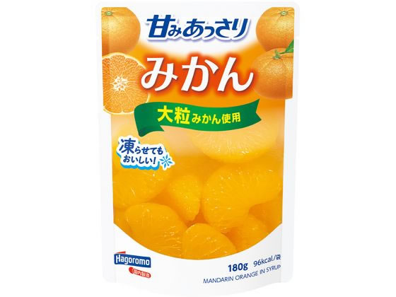 はごろもフーズ 甘みあっさりみかん(パウチ) 180g 1パック※軽（ご注文単位1パック)【直送品】
