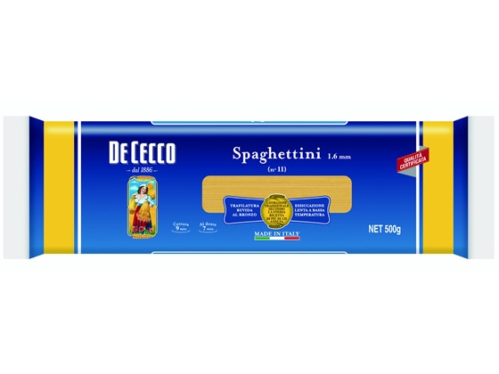 ディ・チェコ DE CECCO ディ・チェコ No.11 スパゲッティーニ 500g 1袋※軽（ご注文単位1袋)【直送品】