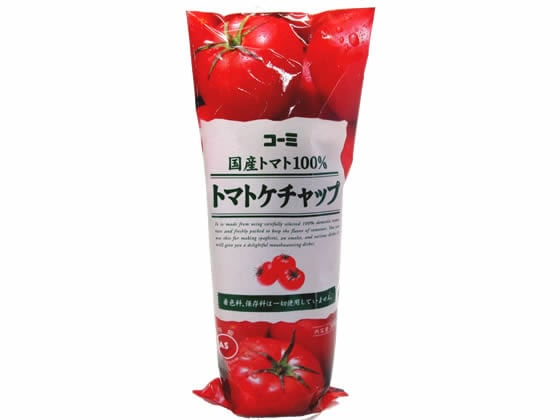 コーミ 国産トマト(100%使用)トマトケチャップ300g 1本※軽(ご注文単位1本)【直送品】