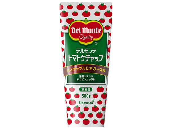 キッコーマン デルモンテ トマトケチャップ チューブ 500g 1本※軽(ご注文単位1本)【直送品】