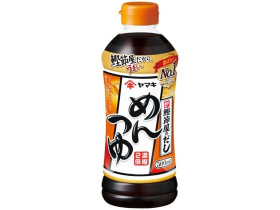 >ヤマキ めんつゆ 500ml 1本※軽（ご注文単位1本)【直送品】