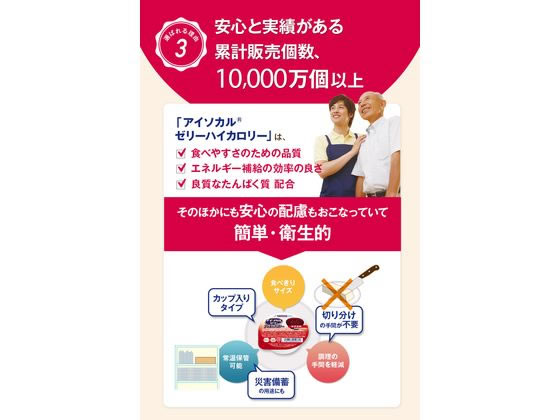 Nestle アイソカルゼリー ハイカロリー チョコレート味 1個※軽(ご注文単位1個)【直送品】