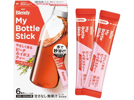 AGF ブレンディ マイボトルスティック ピーチルイボス 6本 1箱※軽(ご注文単位1箱)【直送品】