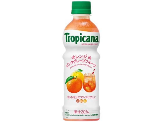トロピカーナ リフレッシュフルーツ オレンジ＆ピンクグレープフルーツ 330ml 1缶※軽（ご注文単位1缶）【直送品】