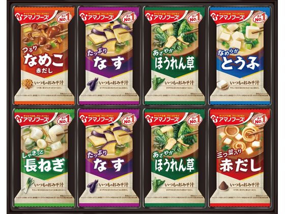 アマノフーズ おみそ汁ギフト300M 24食 1個※軽（ご注文単位1個）【直送品】